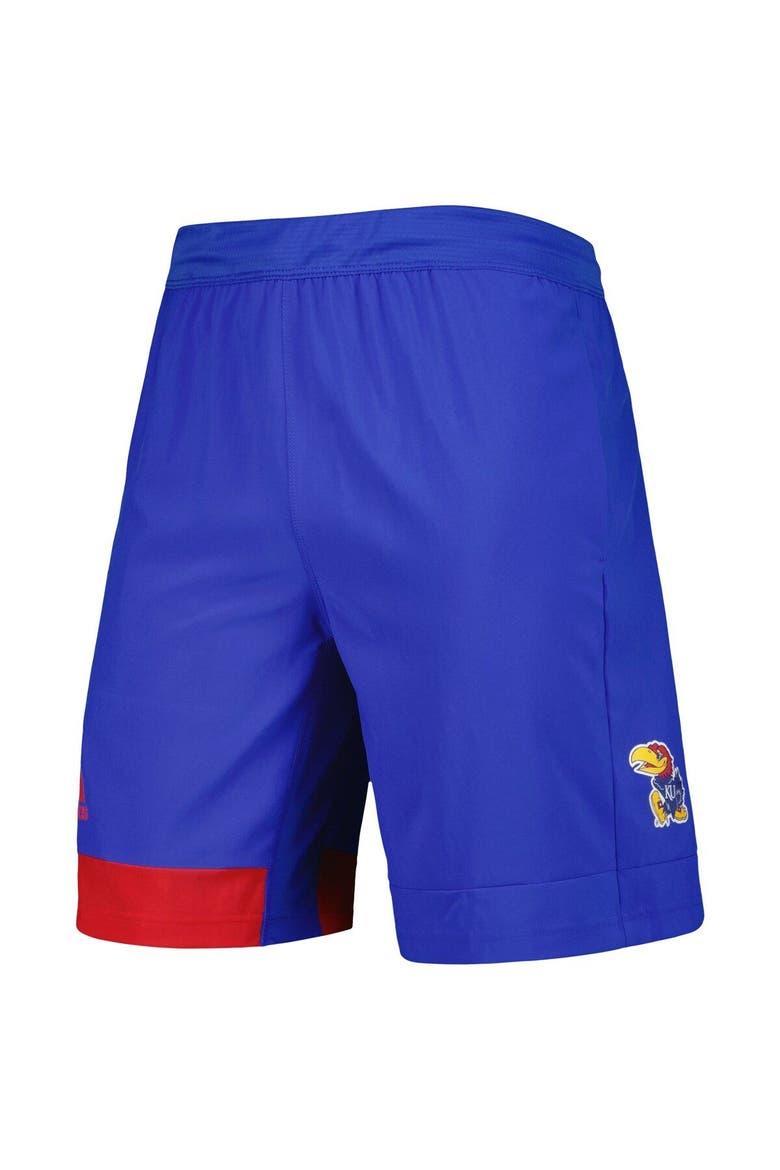 Men's adidas Royal Kansas Jayhawks Training Shorts, Alternate, color, Royal