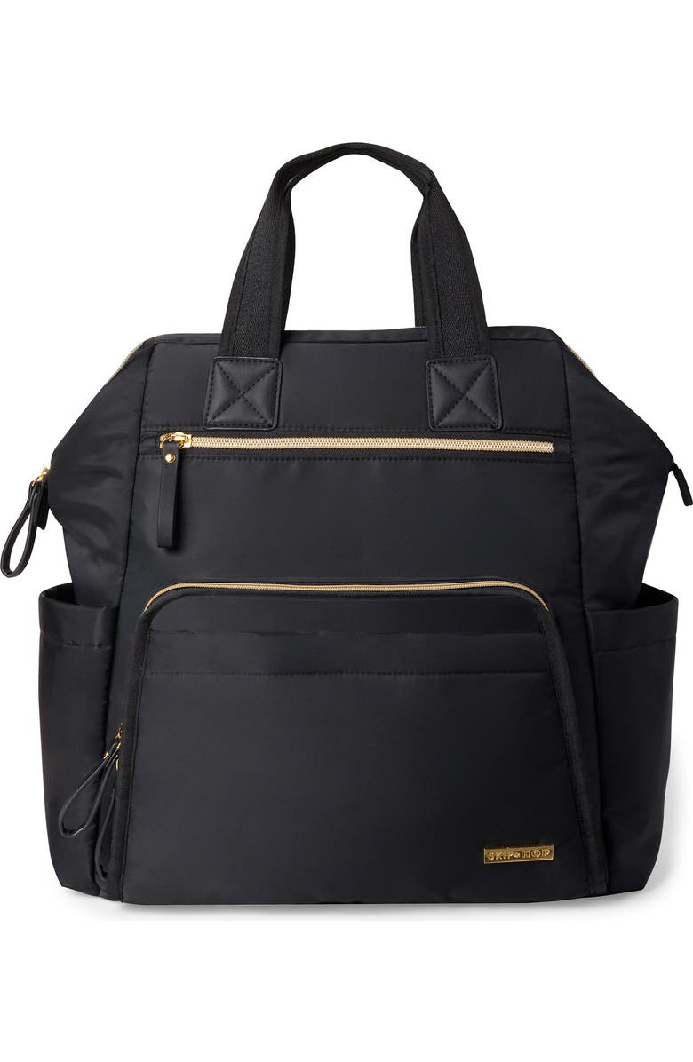 Skip Hop Mainframe Wide Open Diaper Backpack, Main, color, Black