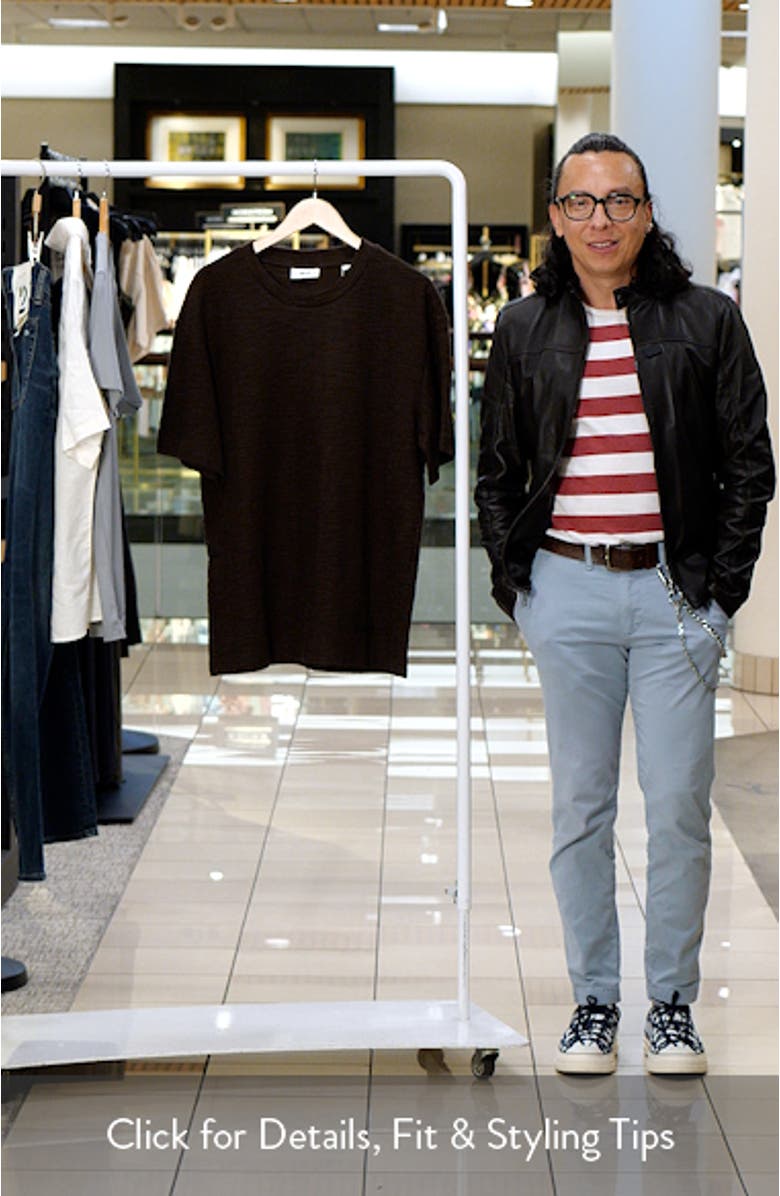 Nat 3520 Organic Cotton Blend Bouclé T-Shirt, sales video thumbnail