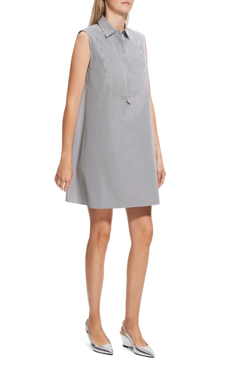 Theory Sleeveless A-Line Tunic Dress, Alternate, color, 