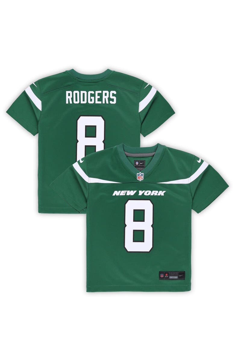 Nike Toddler Nike Aaron Rodgers Gotham Green New York Jets Game Jersey, Main, color,
