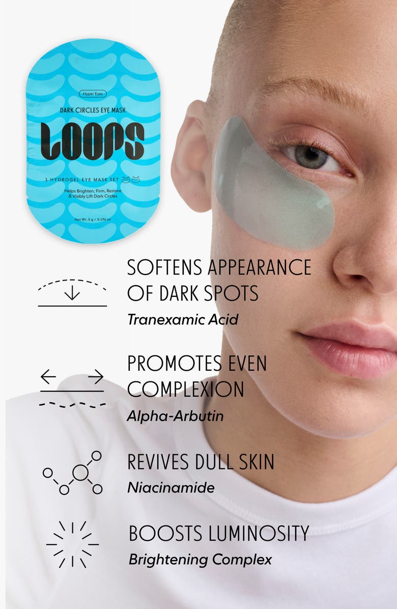 LOOPS Bright Eyes 3-Pack Eye Masks, Alternate, color, 