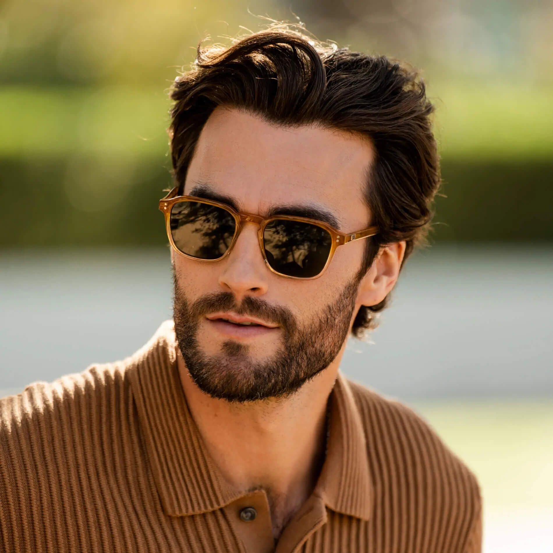 WMP Eyewear Francis - 52mm Geometric Square Polarized Sunglasses