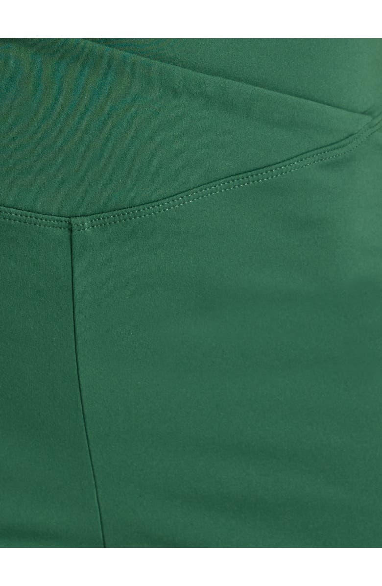 Be Athletica Be 180 Wrap-Waist Flared Leggings, Alternate, color, Forest