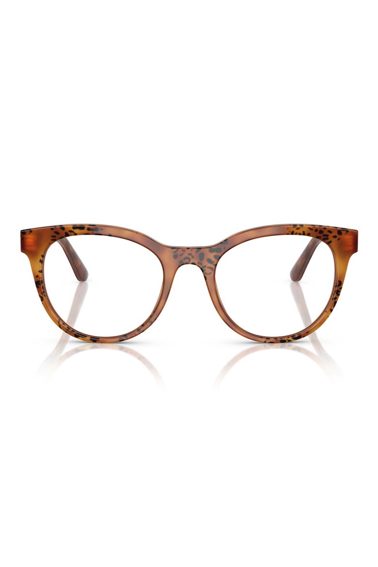 52mm Round Optical Glasses, Main, color, HAVANA