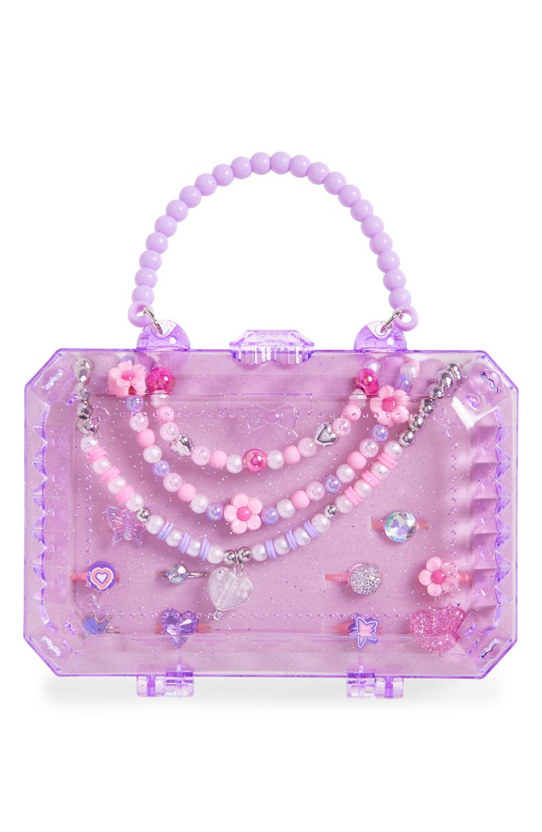 Capelli New York Kids' Assorted 13-Pack Jewelry & Case Set, Main, color, Purple Multi