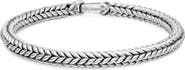 David Yurman Chevron Bead Bracelet in Sterling Silver, 6mm