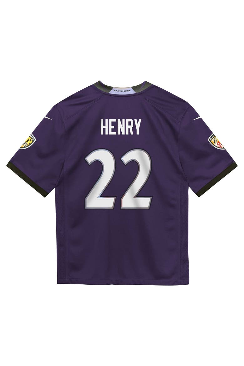Infant Nike Derrick Henry Purple Baltimore Ravens Team Game Jersey, Alternate, color, Purple