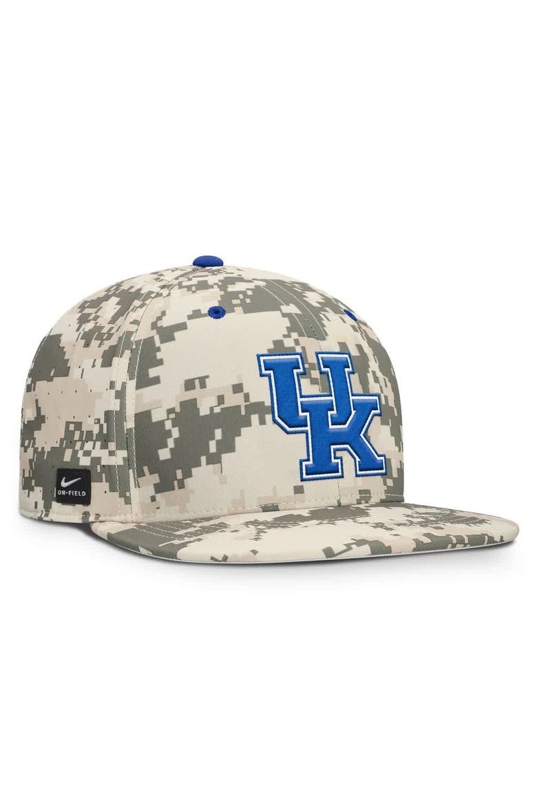 Men's Nike Digital Camo Kentucky Wildcats 2025 Dugout True Performance Fitted Hat, Alternate, color, Camo