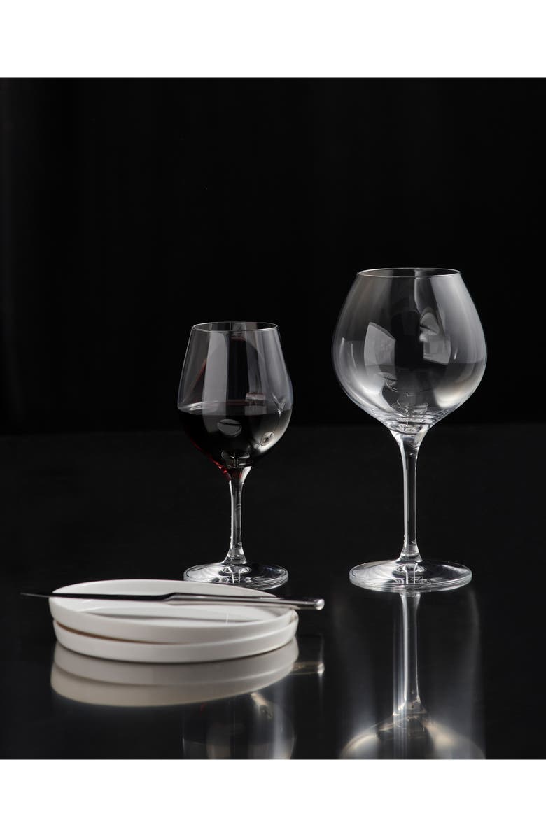 Orrefors More Set of 4 Pinot Wine Glasses, Alternate, color, Clear