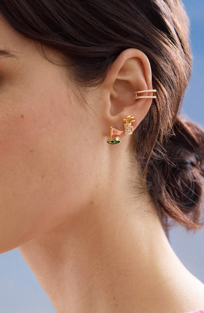 BaubleBar Hole in 1 Set of 2 Earrings, Alternate, color, 