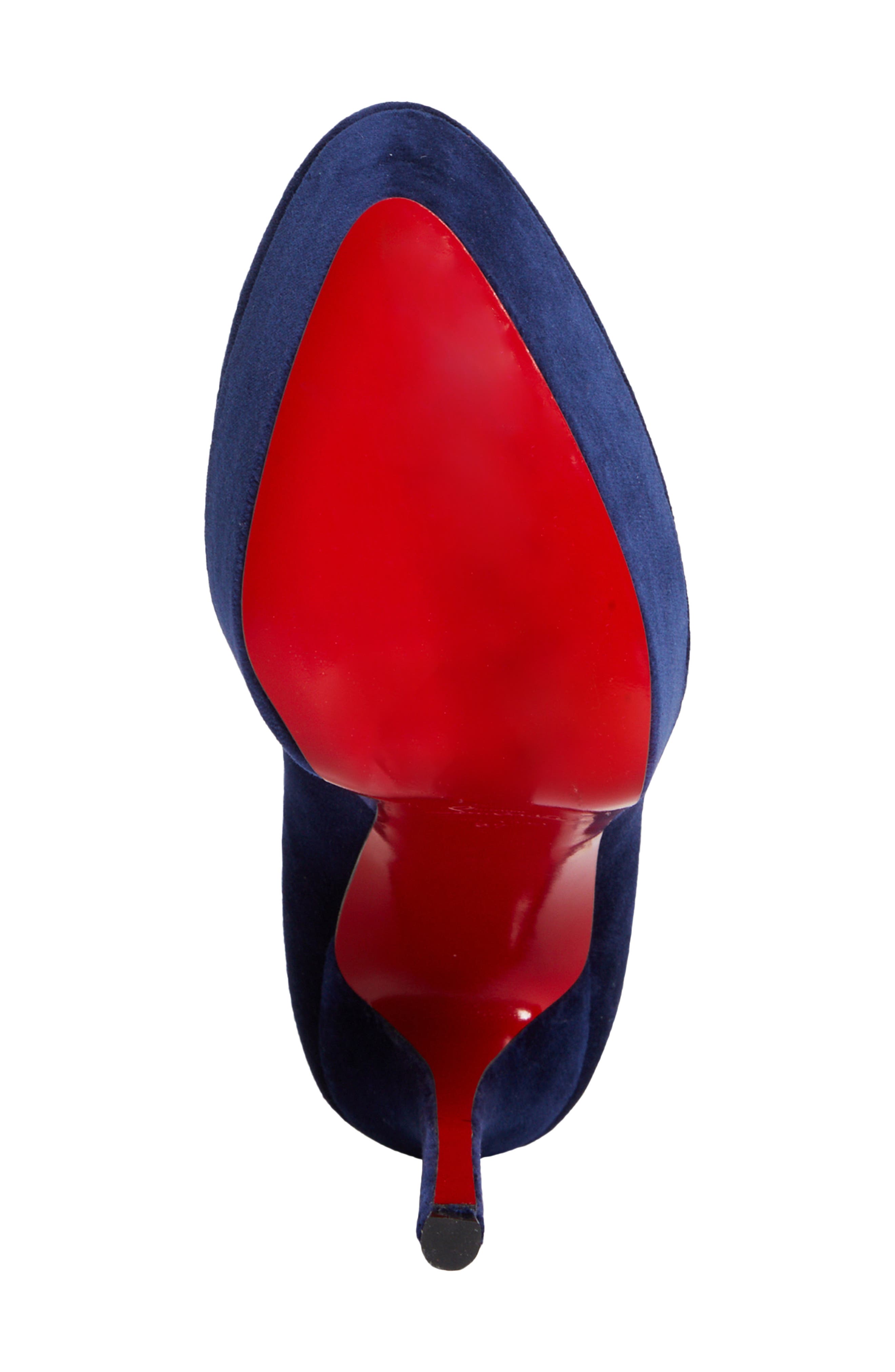 Christian Louboutin Dolly Alta Velvet Platform Pump, Alternate, color, 