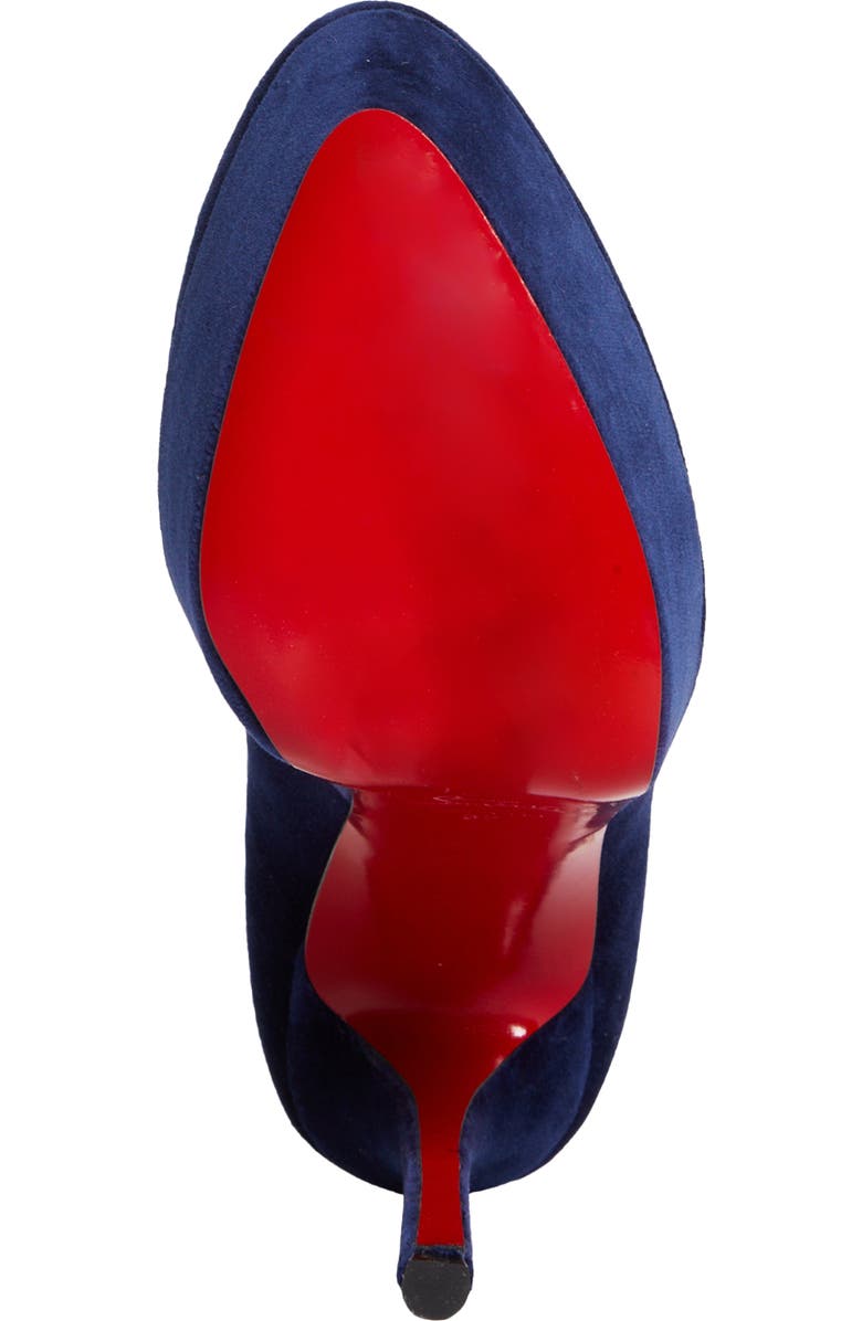 Christian Louboutin Dolly Alta Velvet Platform Pump, Alternate, color,