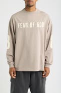 Fear of God Essentials Merch Oversize Long Sleeve Cotton Graphic T-Shirt