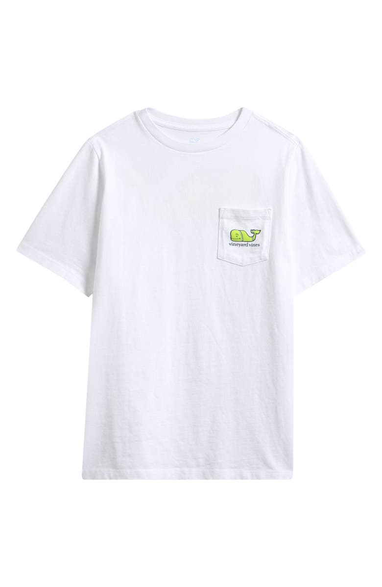 vineyard vines Kids' Tennis Whale Cotton Graphic T-Shirt, Main, color, White Cap