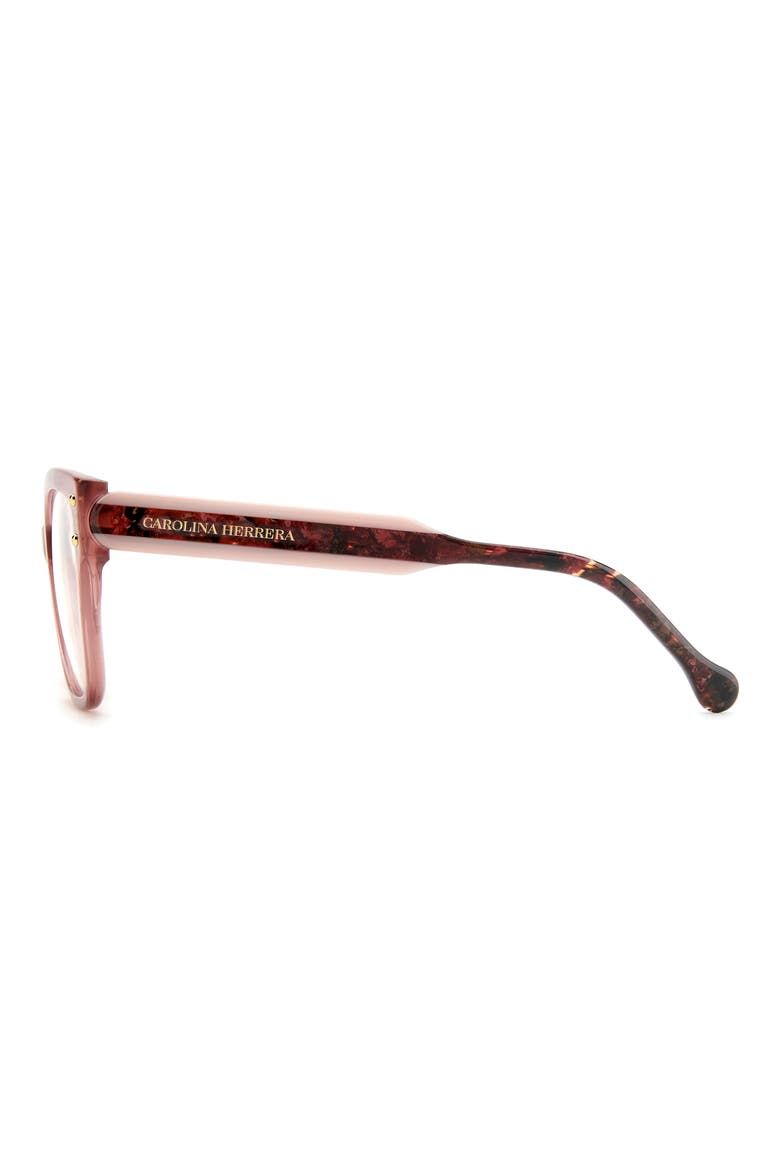 53mm Square Reading Glasses, Alternate, color, PINK