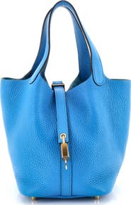 Pre-Owned Hermes Picotin Lock Bag Clemence PM