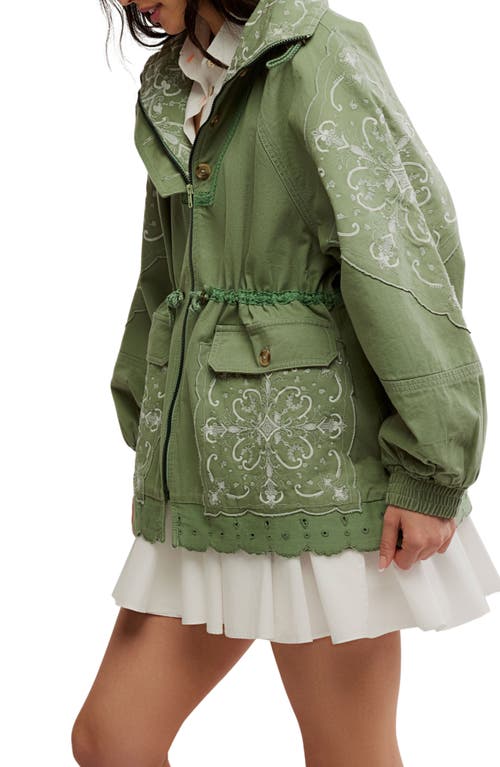 Free People Bali Until Dawn Jacket In Green