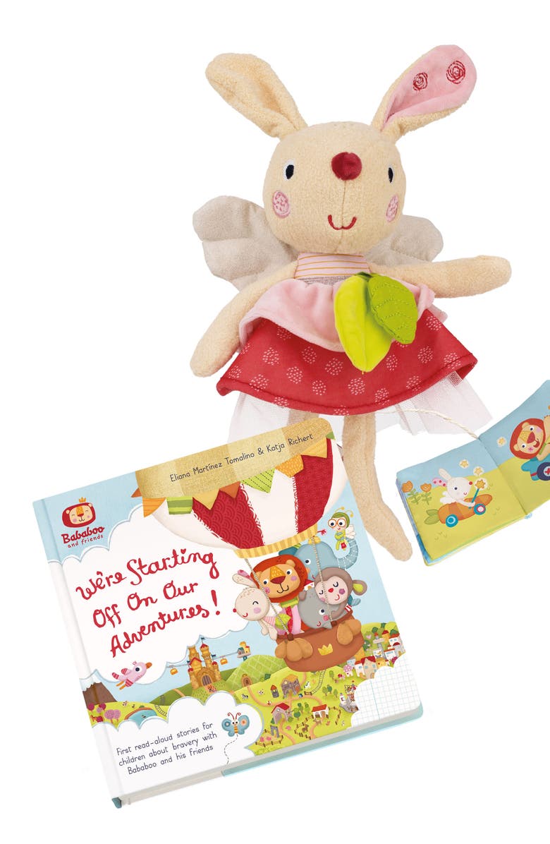 Bababoo and friends<sup>®</sup> Pippa Bunny Adventures Book & Plush Set, Main, color, Multi / Red