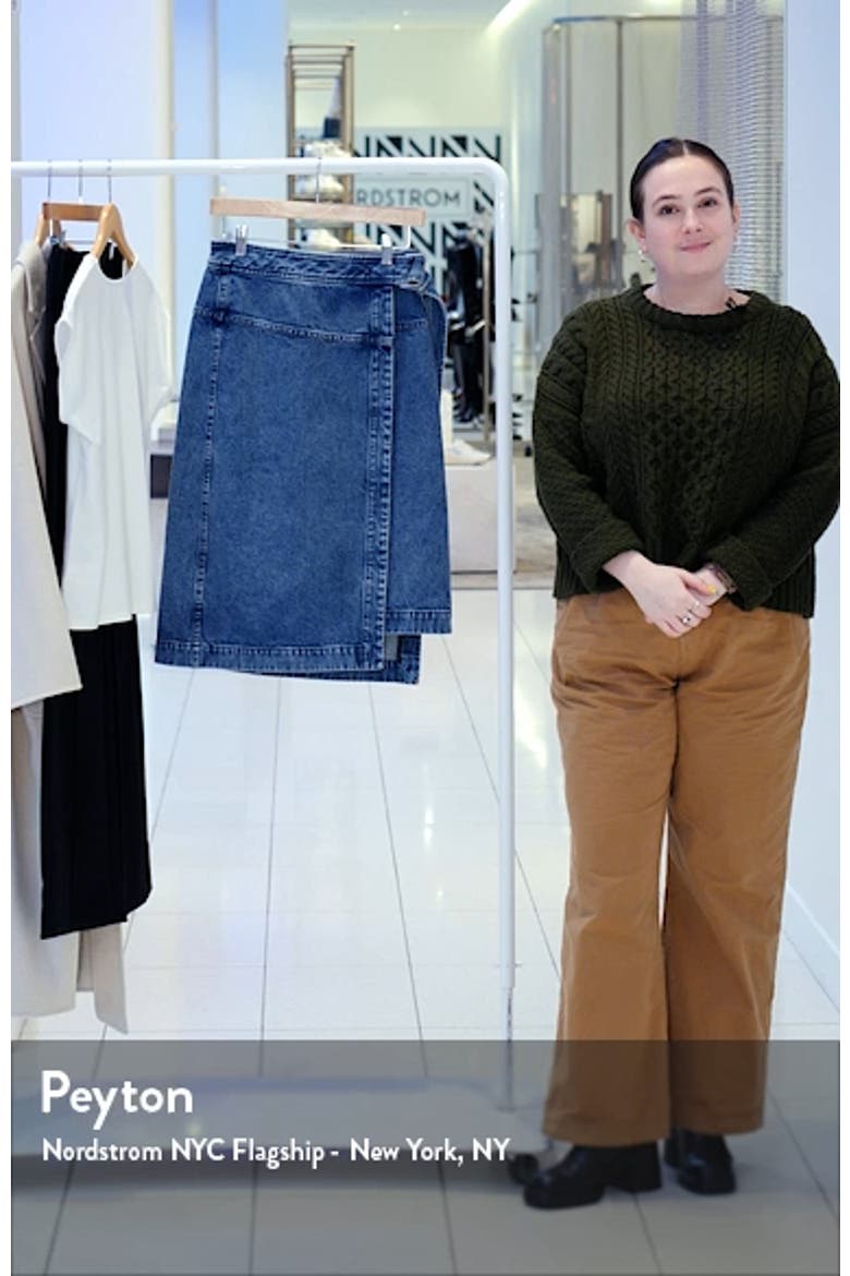Denim Wrap Skirt video