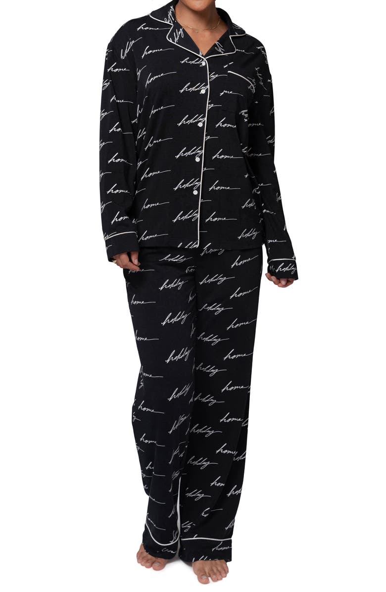 JLUXLABEL Home for the Holidays Pajamas, Main, color, 