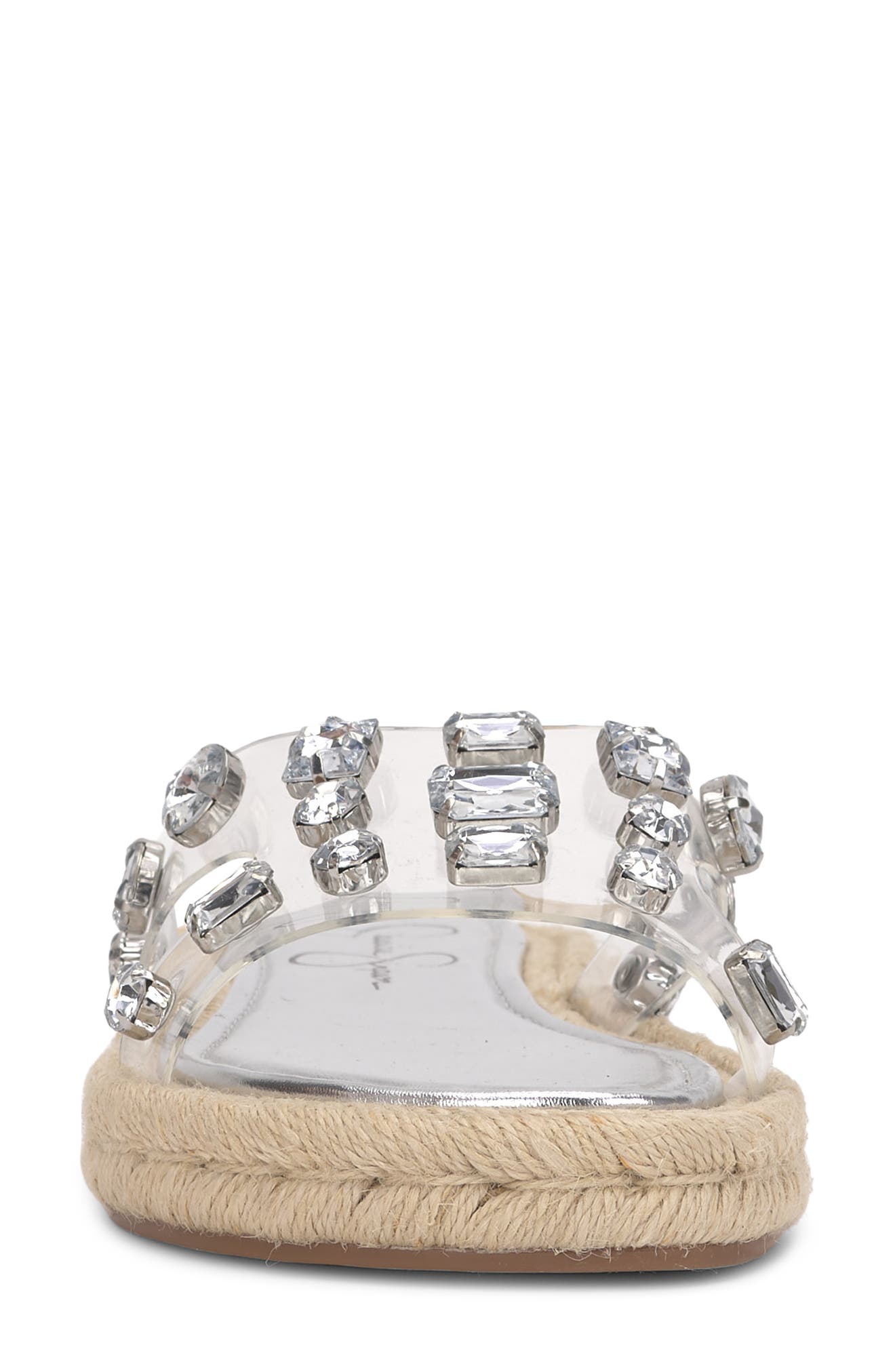 Jessica Simpson Jinka Espadrille Slide Sandal, Alternate, color, White