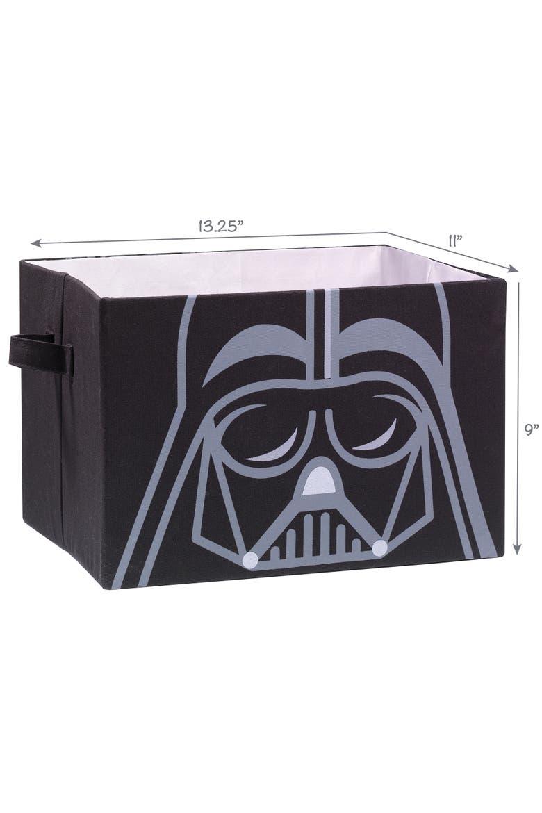 Star Wars Darth Vader Foldable/Collapsible Storage Bin Organizer, Alternate, color, Black