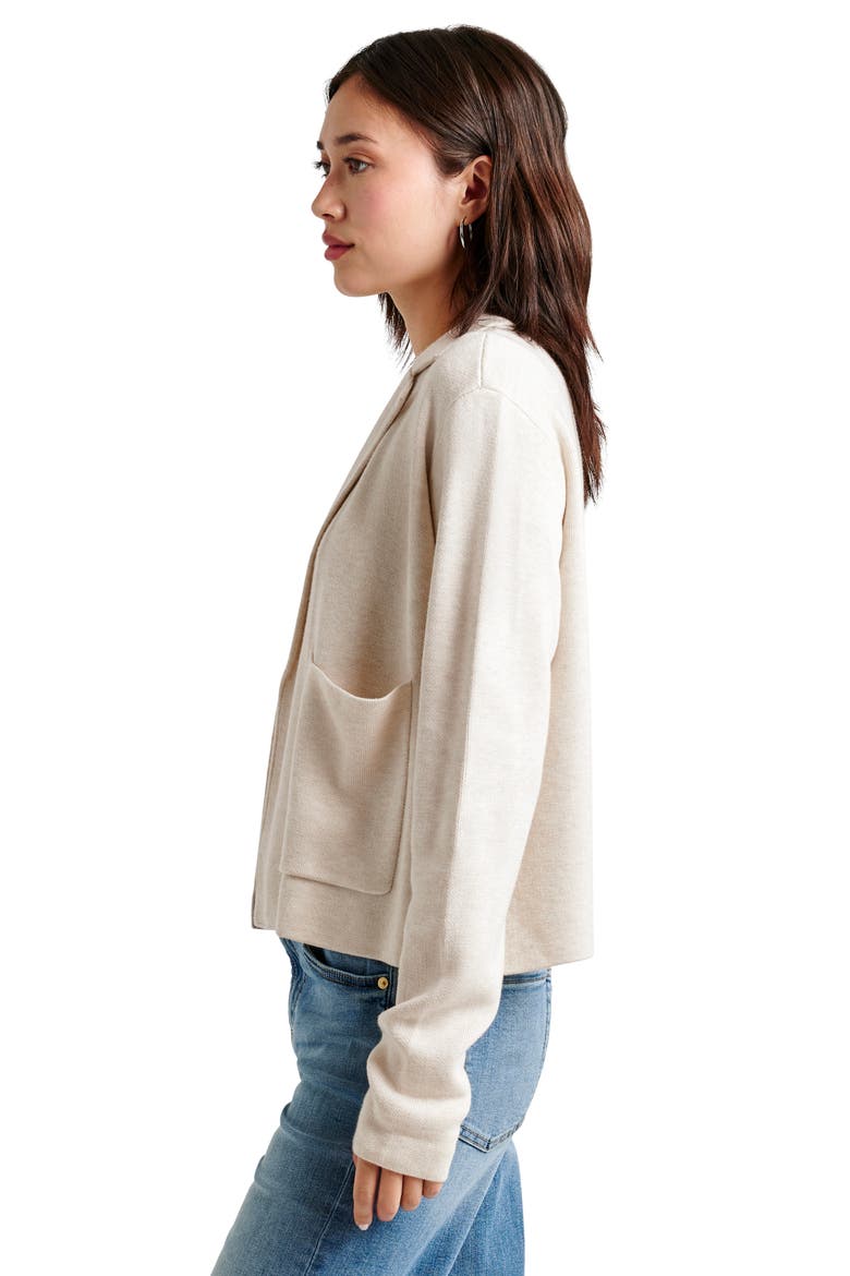 Estelle Sweater Jacket, Alternate, color, PALE OAK HTHR