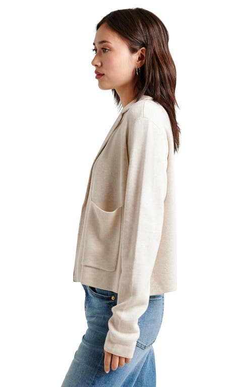 Splendid Estelle Sweater Jacket In Brown