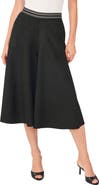 Halogen® Faux Suede Wide Leg Culotte Pants