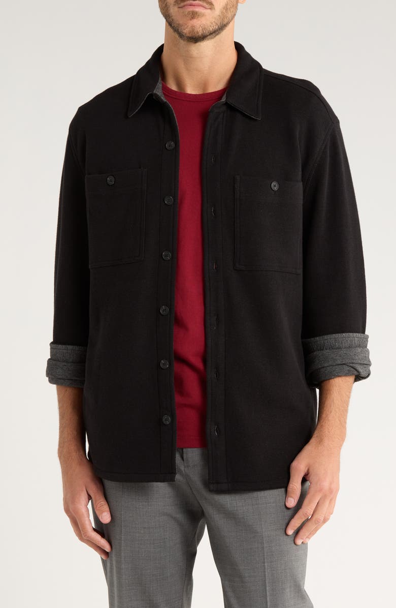 Piqué Shirt Jacket