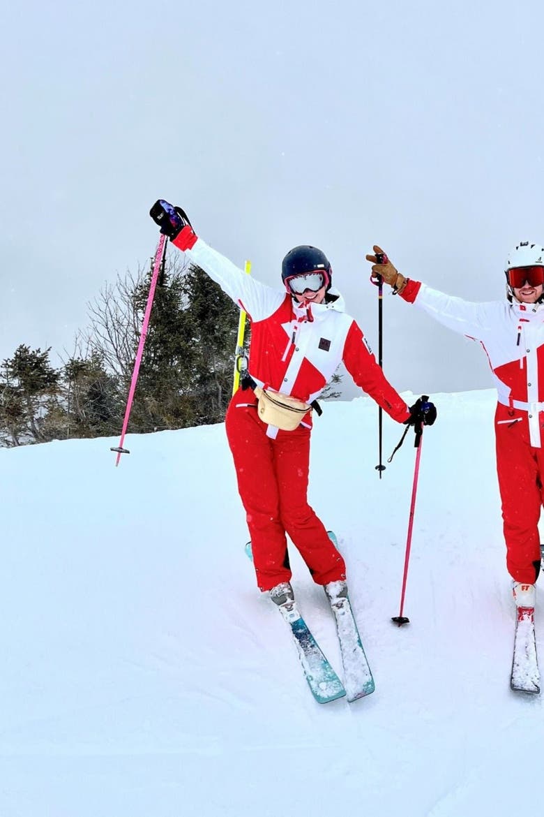 Stardust Ski Suit Women's, Alternate, color, RED