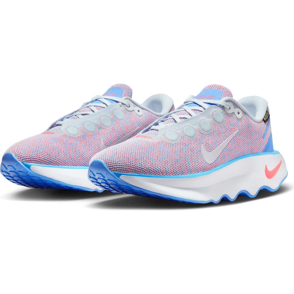 Nike Women's Motiva Gore-tex Waterproof Walking Shoes In Blue Tint/blue