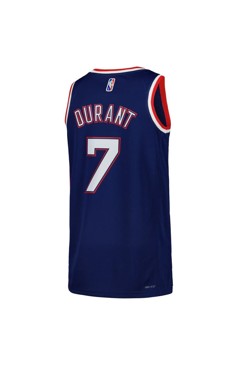 Nike Men's Nike Kevin Durant Blue Brooklyn Nets Swingman Player Jersey - City Edition, Alternate, color, 