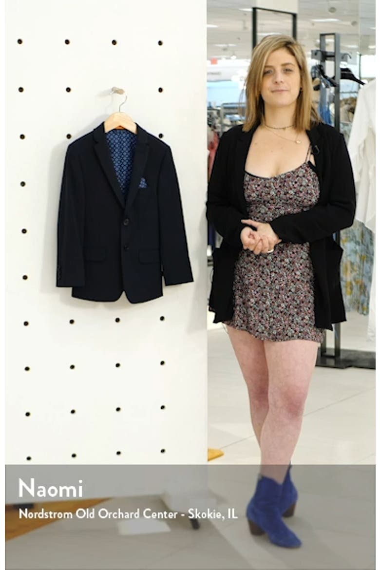 Solid Wool Blend Sport Coat video