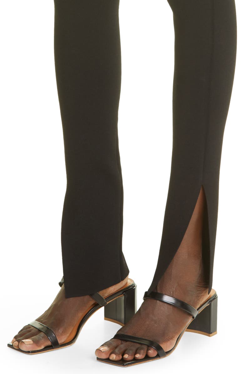 Khaite Roonie Jersey Leggings, Alternate, color, 