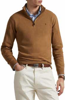 Polo Ralph Lauren Regular Fit Wool Quarter Zip Sweater