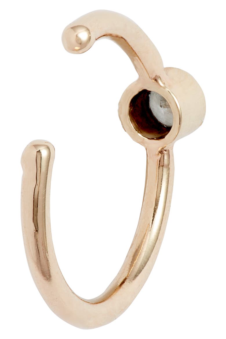 Diamond Ear Cuff, Alternate, color, YELLOW GOLD/ DIAMOND