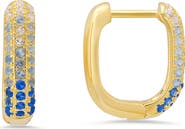 Queen Jewels Ombré Hoop Earrings