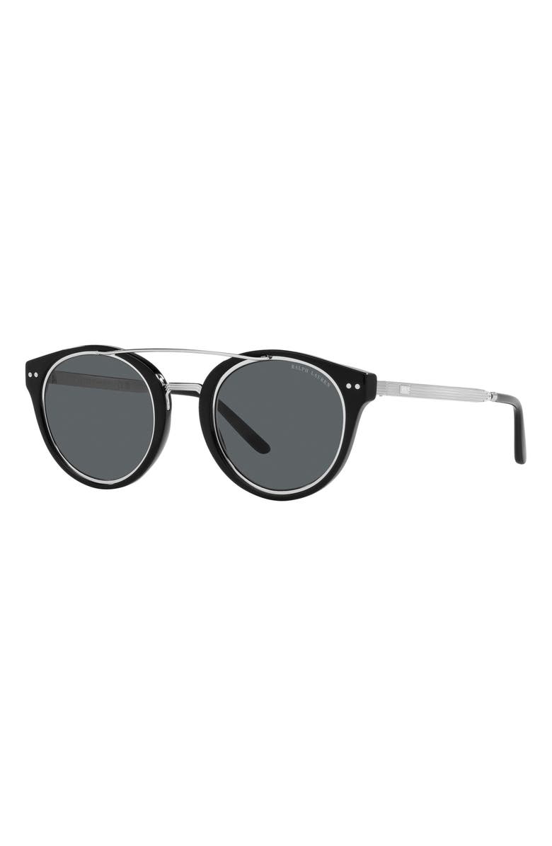Ralph Lauren 49mm Round Sunglasses, Alternate, color, 