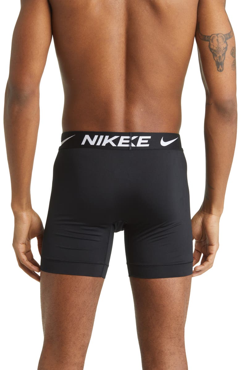 Nike 3-Pack Dri-FIT Essential Micro Boxer Briefs, Alternate, color, Black