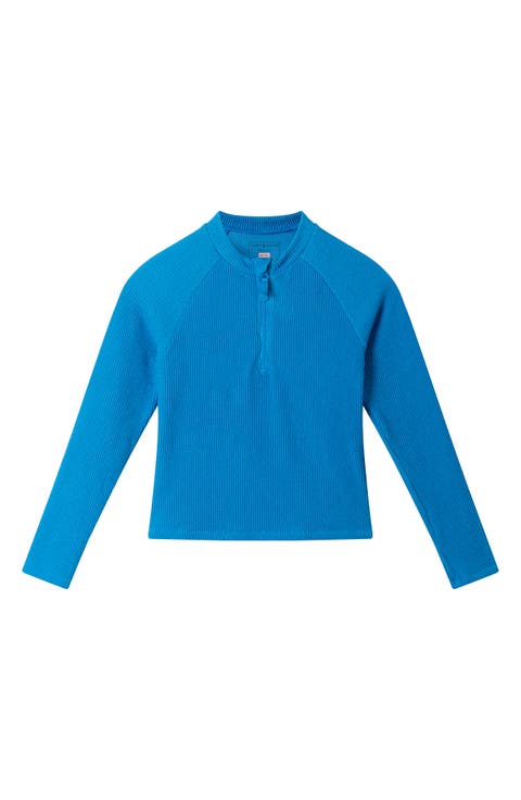 Kids' Rib Half-Zip Rashguard (Big Kid)
