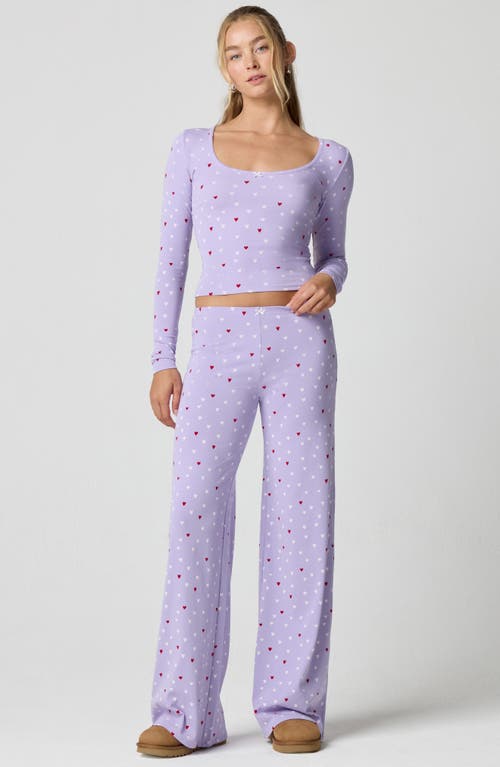 Florence By Mills Holidaze Rib Sleep Top In Blue