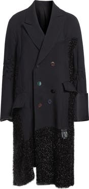 Undercover Cotton & Wool Mixed Media Coat