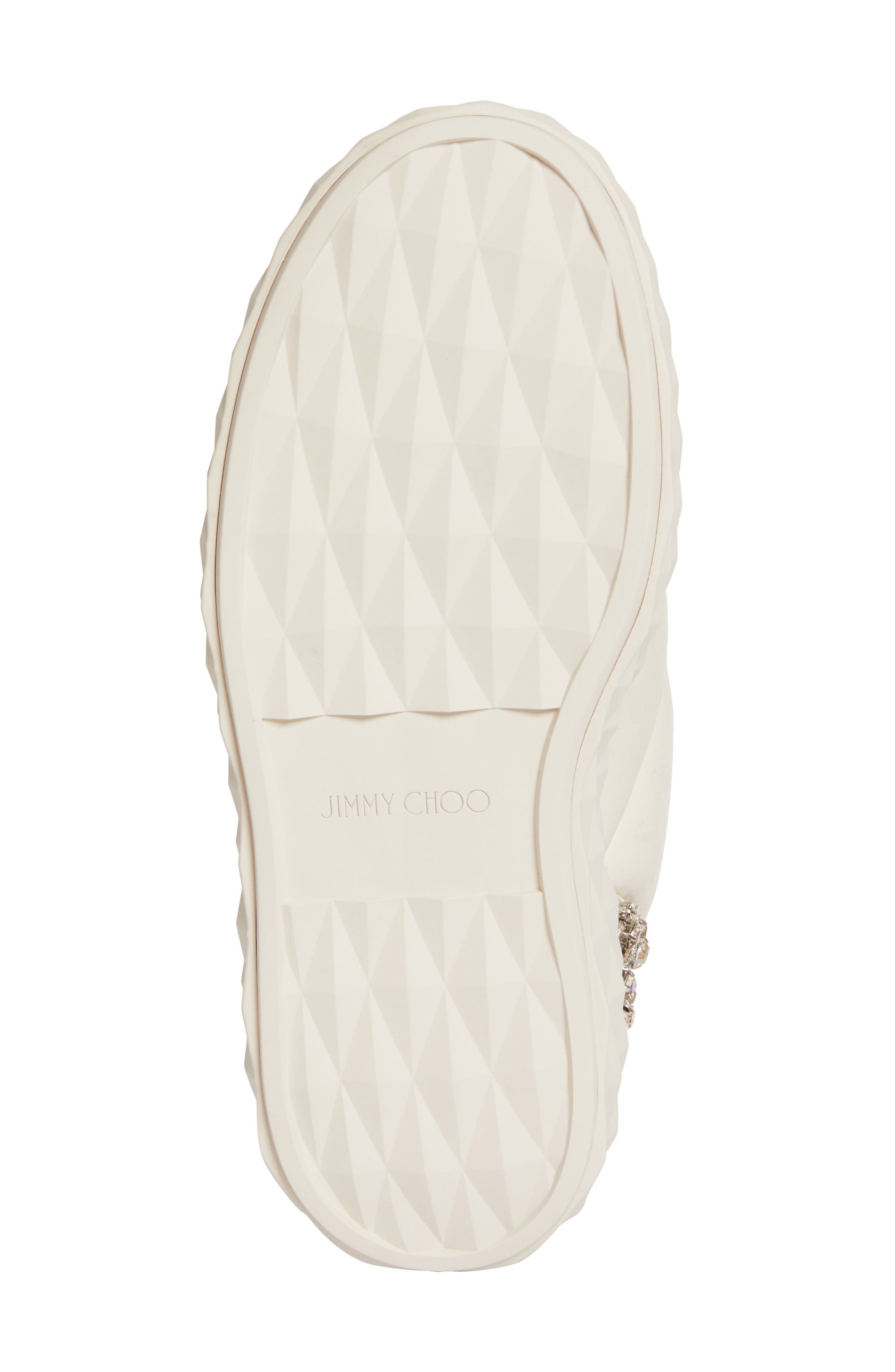 Jimmy Choo Xan Embellished Wedge Puffer Boot, Alternate, color, 