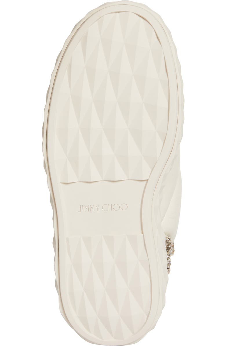 Jimmy Choo Xan Embellished Wedge Puffer Boot, Alternate, color,