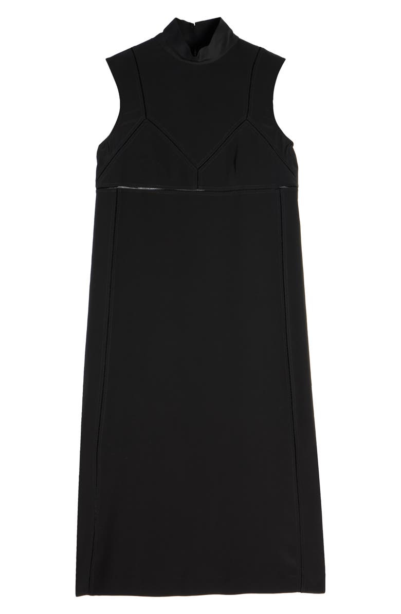 Dries Van Noten Daras Hemstitched Mock Neck Dress, Alternate, color, 