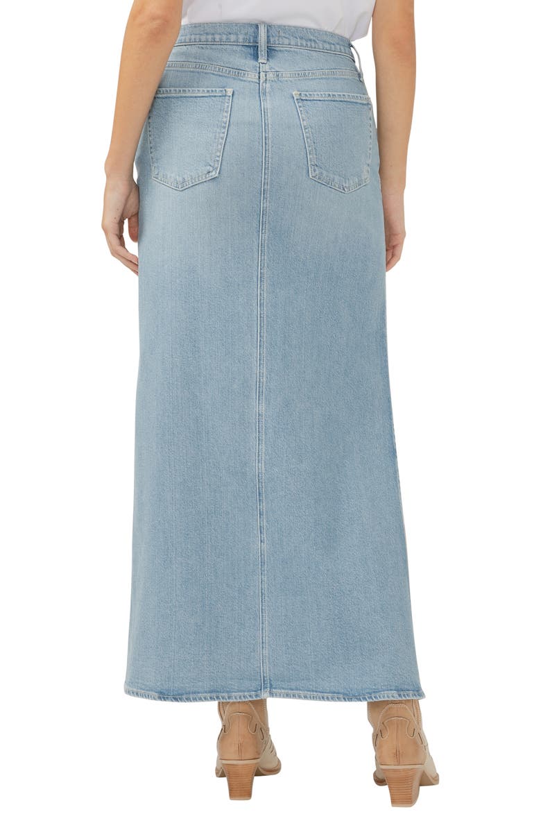 Silver Jeans Co. Denim Maxi Skirt, Alternate, color, Indigo