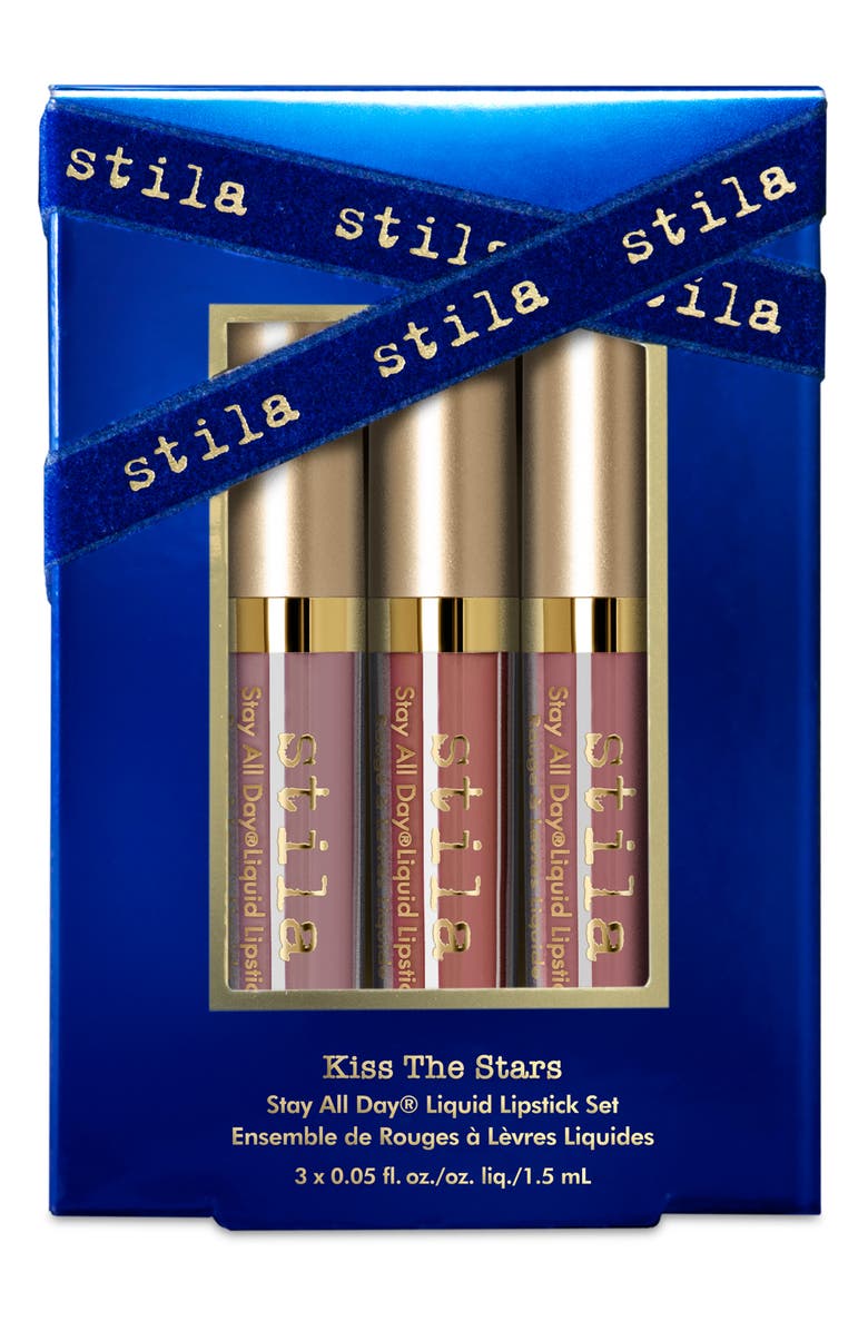 Stila Kiss The Stars Stay All Day<sup>®</sup> Travel Size Liquid Lipstick Set, Alternate, color,