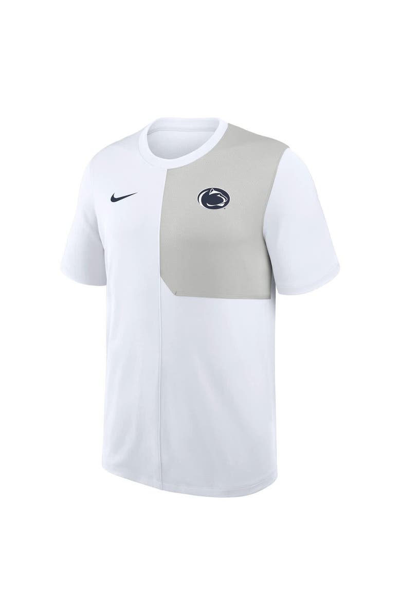 Nike Men's Nike White Penn State Nittany Lions 2025 Sideline UV Performance Coach T-Shirt, Alternate, color, White